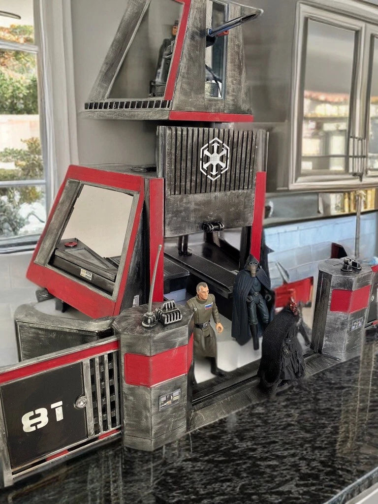Imperial Command Tower Fortress Ops Hub Custom 1:18 Hand-Built One-Off Star Wars - view 3