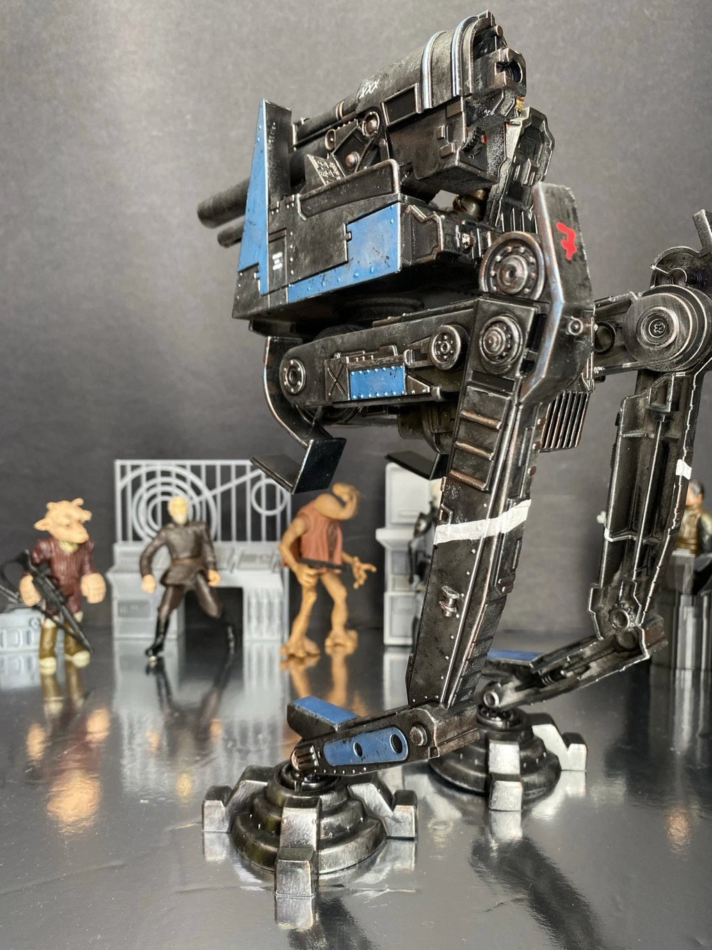 Blue Jackal Custom Imperial AT-DT War Walker 1:18 Hand-Painted One-Off Star Wars