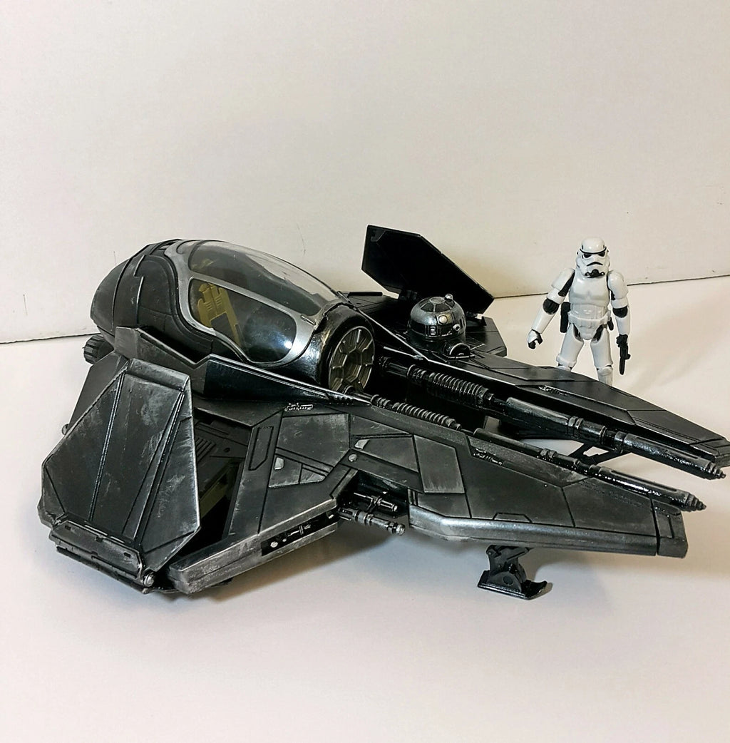 Black Howl Interceptor – Star Wars Custom Sith Starfighter Fallen Empire Vintage - view 7