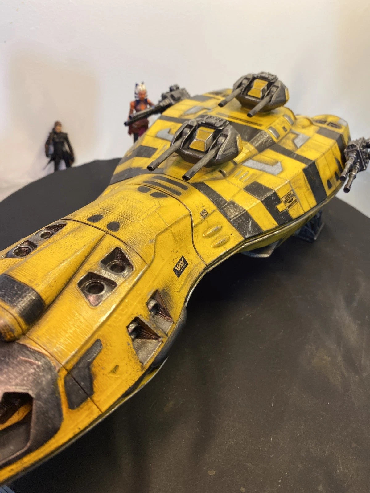 STAR WARS CUSTOM DROPSHIP GUNSHIP SHUTTLE 3.75 1:18 KENNER VINTAGE COLLECTIBLE