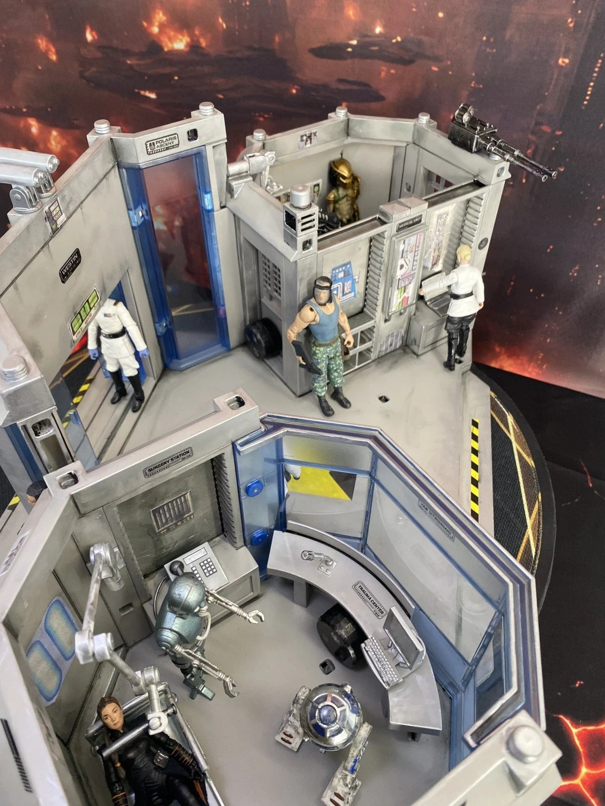 Resident Evil Umbrella Corp Raccoon City Biohazard Research Lab Diorama Horror