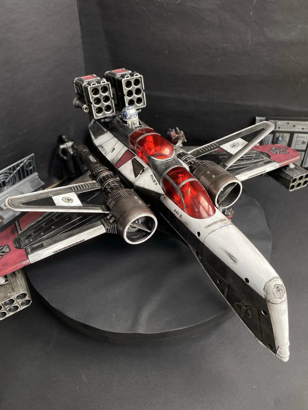 “Red Wraith” Mandalorian ARC 170 Starfighter Star Wars Andor Republic Vintage
