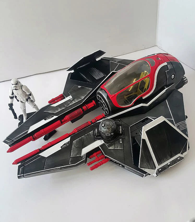 Red Talon — Custom Imperial Interceptor Starfighter Hand-Painted collectible - view 10