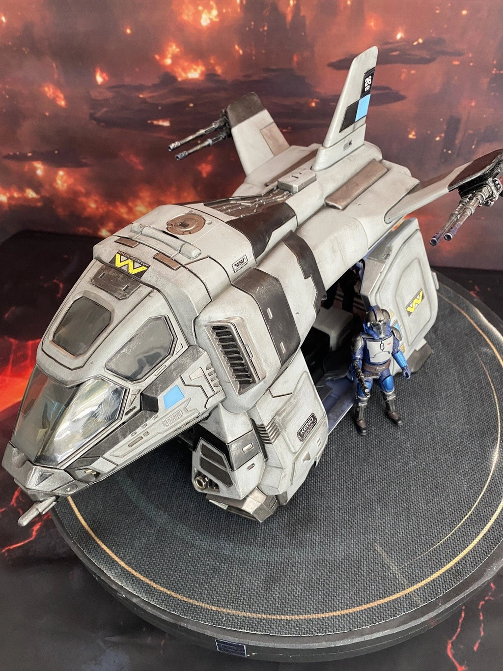 RoboCop OCP Custom Gunship Detroit Police Transport Urban Assault Battle Damaged
