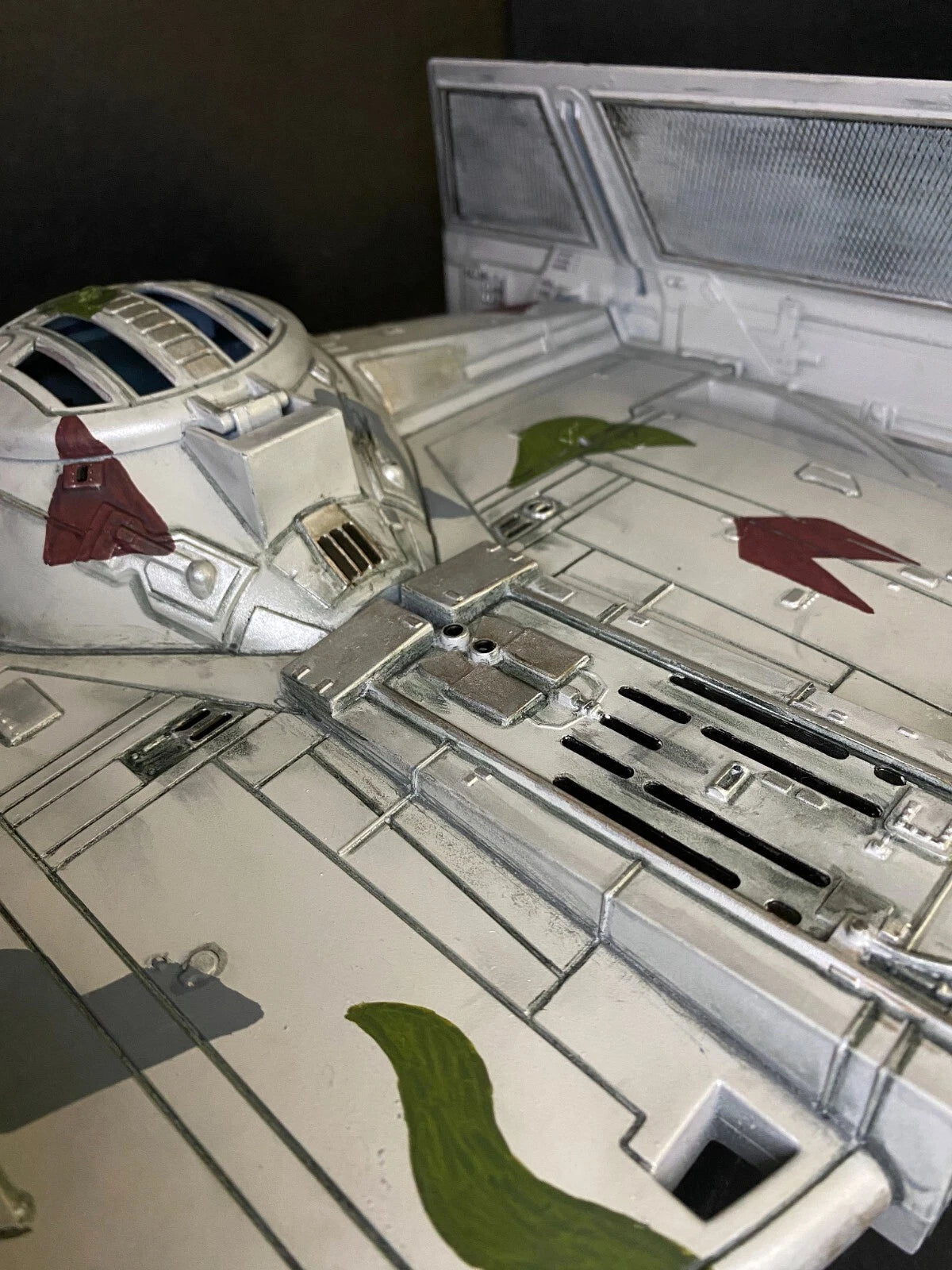 Star Wars Jungle Recon Tie Fighter Interceptor Sith Empire Vintage Kenner Custom - view 24