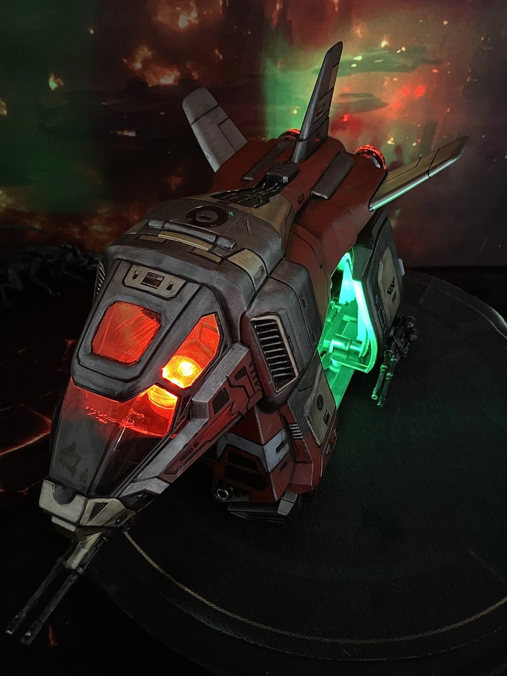 Krayt Viper Assault Shuttle | Custom Hand-Painted Star Wars Kenner Sith  Diorama