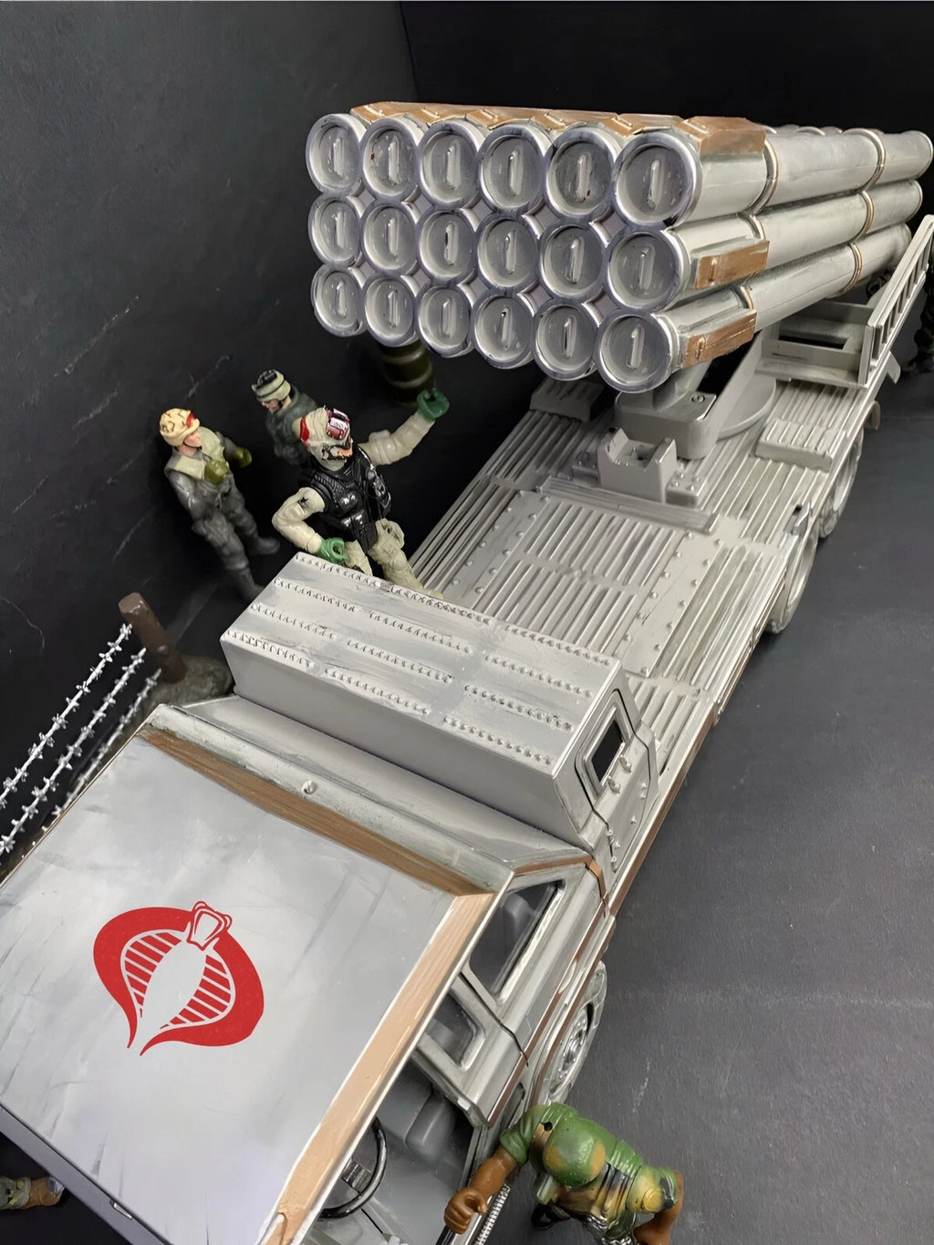 GI JOE COBRA Developmental Missile Launcher 1:18 Rare Collectible Vintage