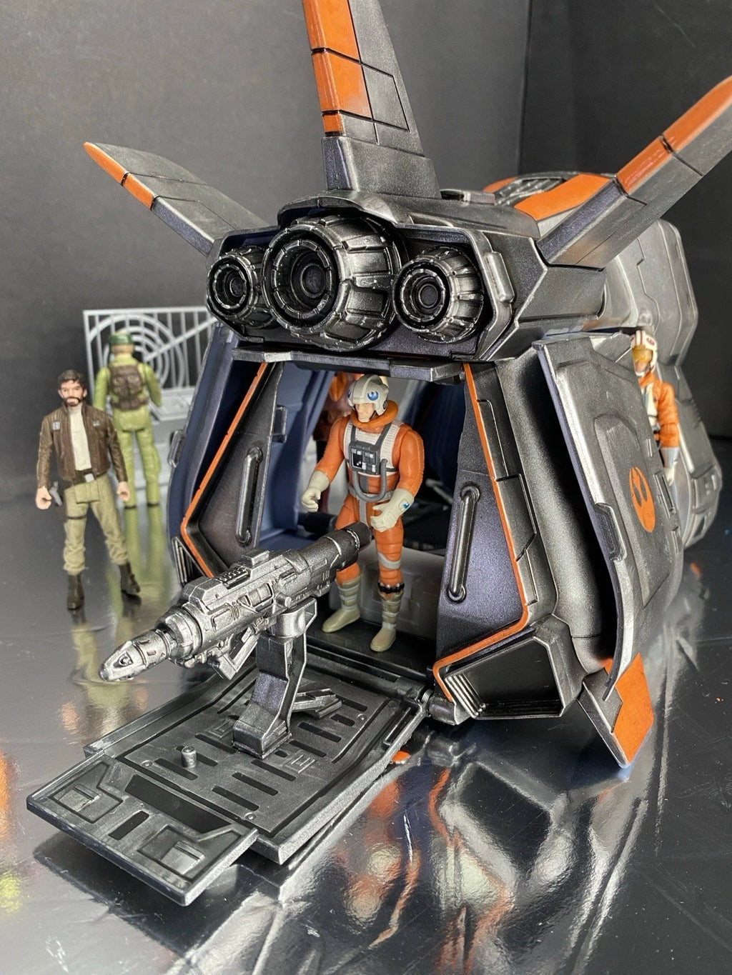 RS-41 Ashwing Andor Star Wars Rebel Assault Ship Starfighter Empire Jedi Vintage