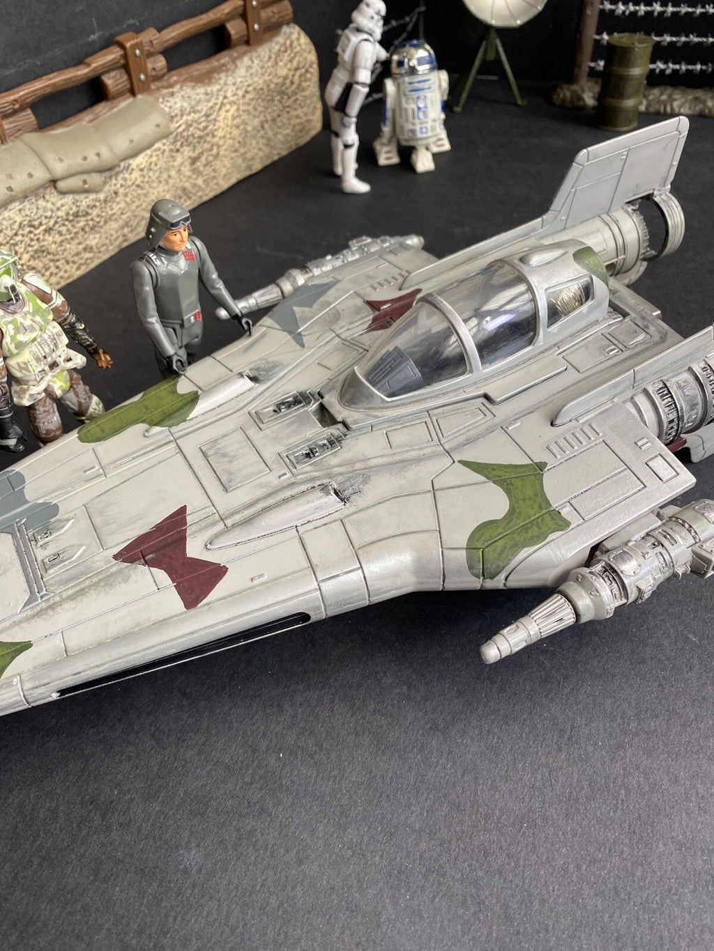 A-Wing “Hunter’s Fang” –  Rebel Interceptor Kashyyyk Camo Starfighter Star Wars - view 18