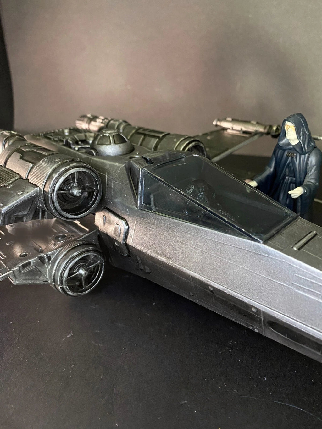 Prototype Star Wars X Wing Sith Fighter Palpatine Vintage TVC Custom Collectible