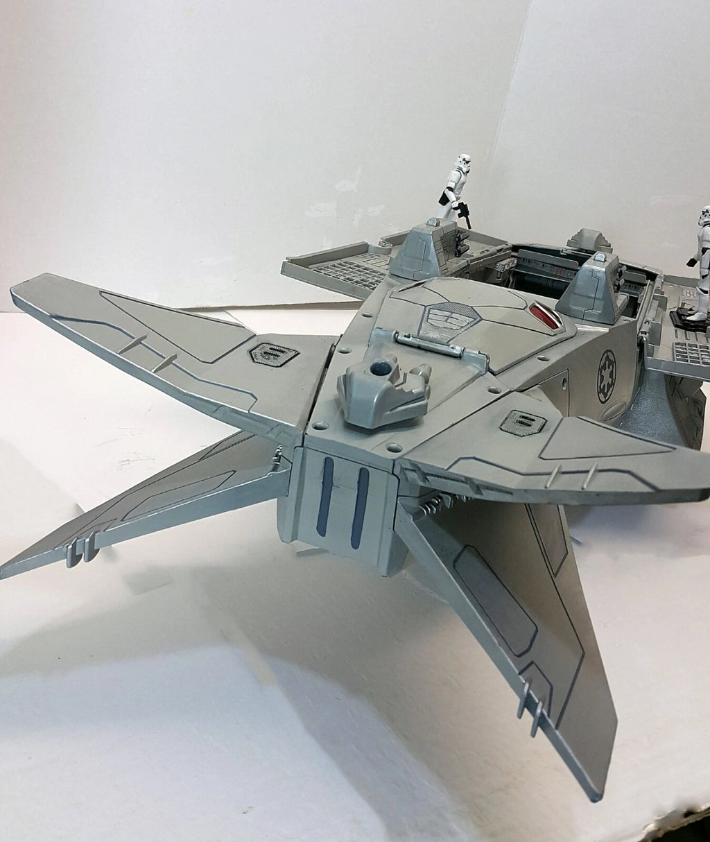 Cold Ember Imperial Shuttle - Hand-Painted Star Wars Andor Sith Empire Vintage - view 2