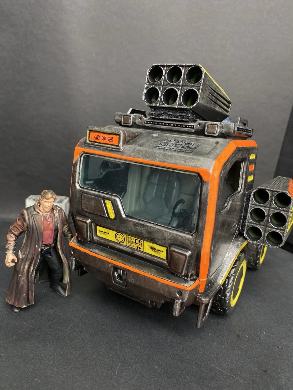 Star Wars Modular Rocket Pods Painted colour + decals Sith Jedi vintage Kenner
