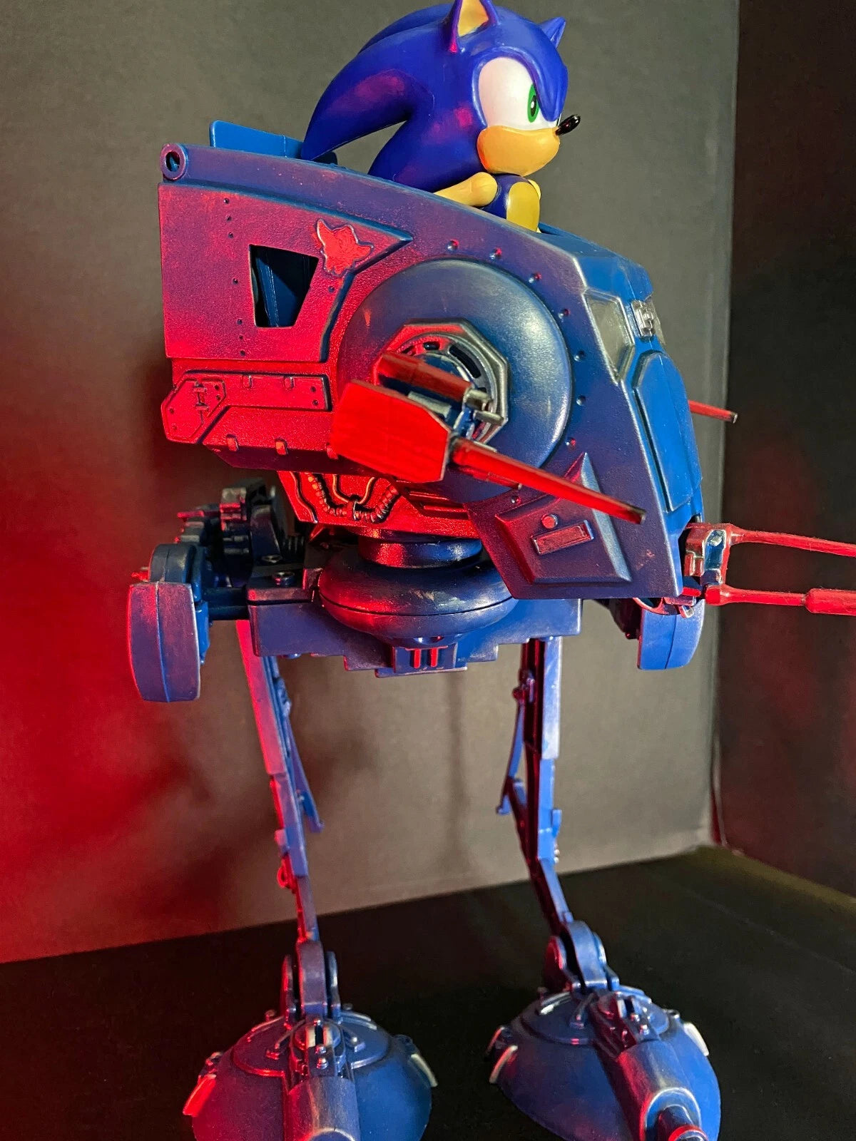 Sonic the Hedgehog x Star Wars AT ST Vintage Kenner Sega Custom - view 23