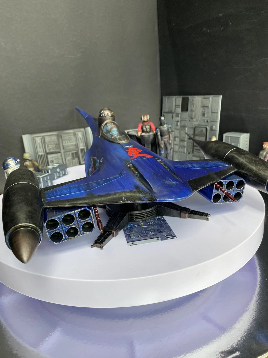 Star Wars Modular Rocket Pods Painted colour + decals Sith Jedi vintage Kenner