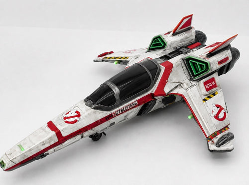 Ghostbusters Custom Vehicle Commission Ecto Repaint vintage Kenner Diorama