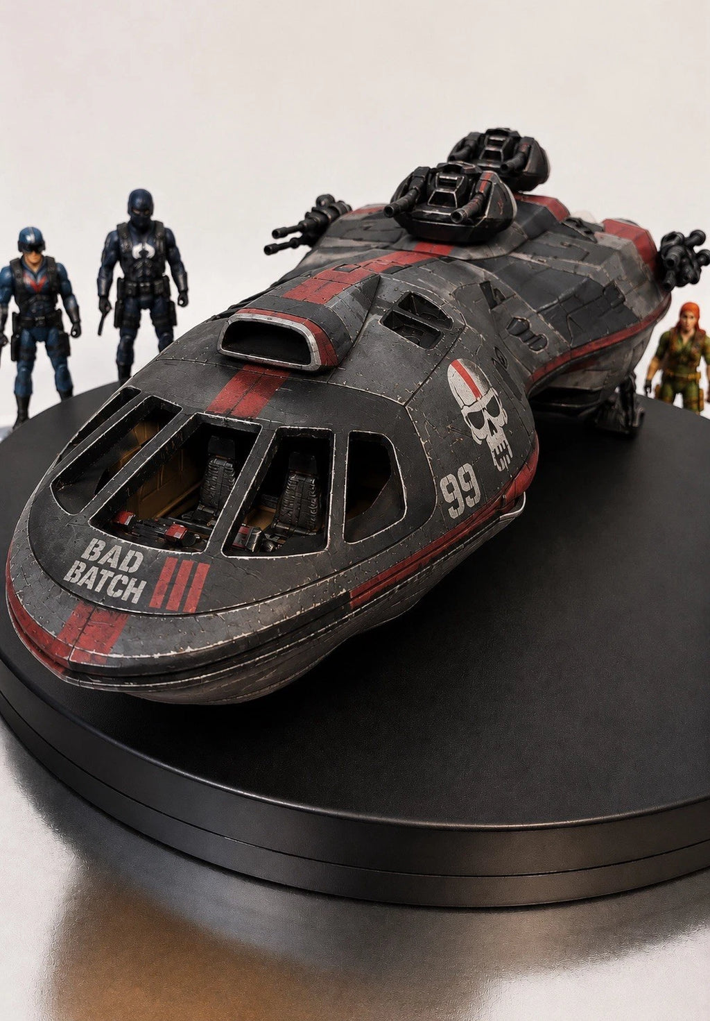 Star Wars Bad Batch Clone Force 99 Custom Repaint Diorama Commission Hunter