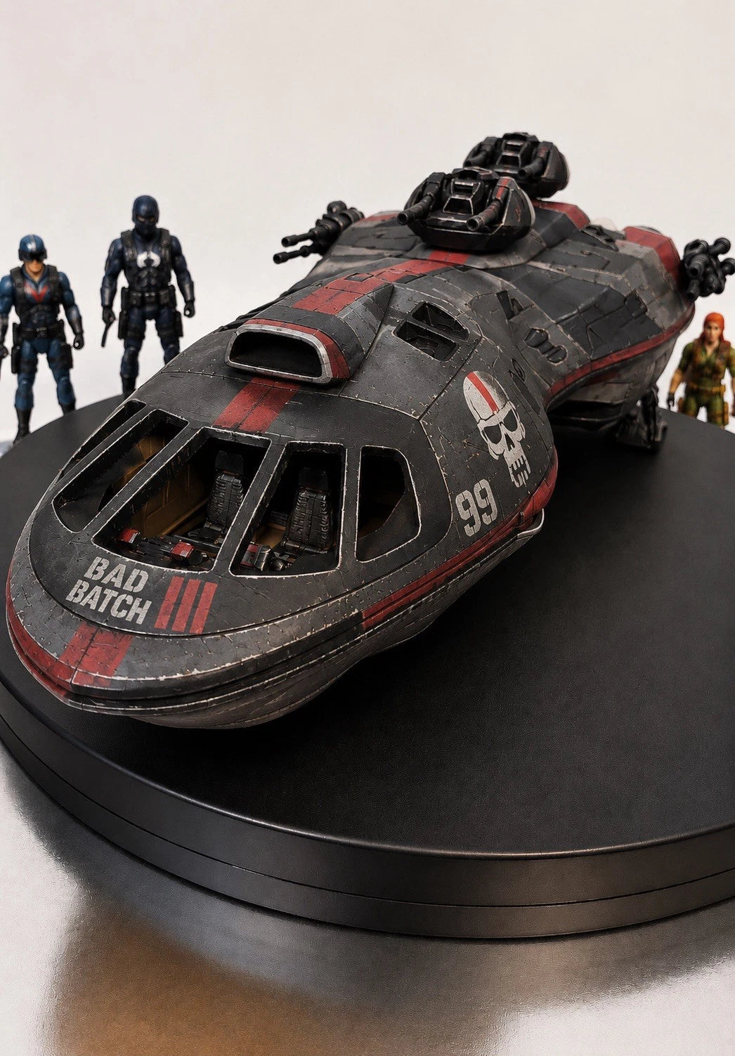Star Wars Bad Batch Clone Force 99 Custom Repaint Diorama Commission Hunter