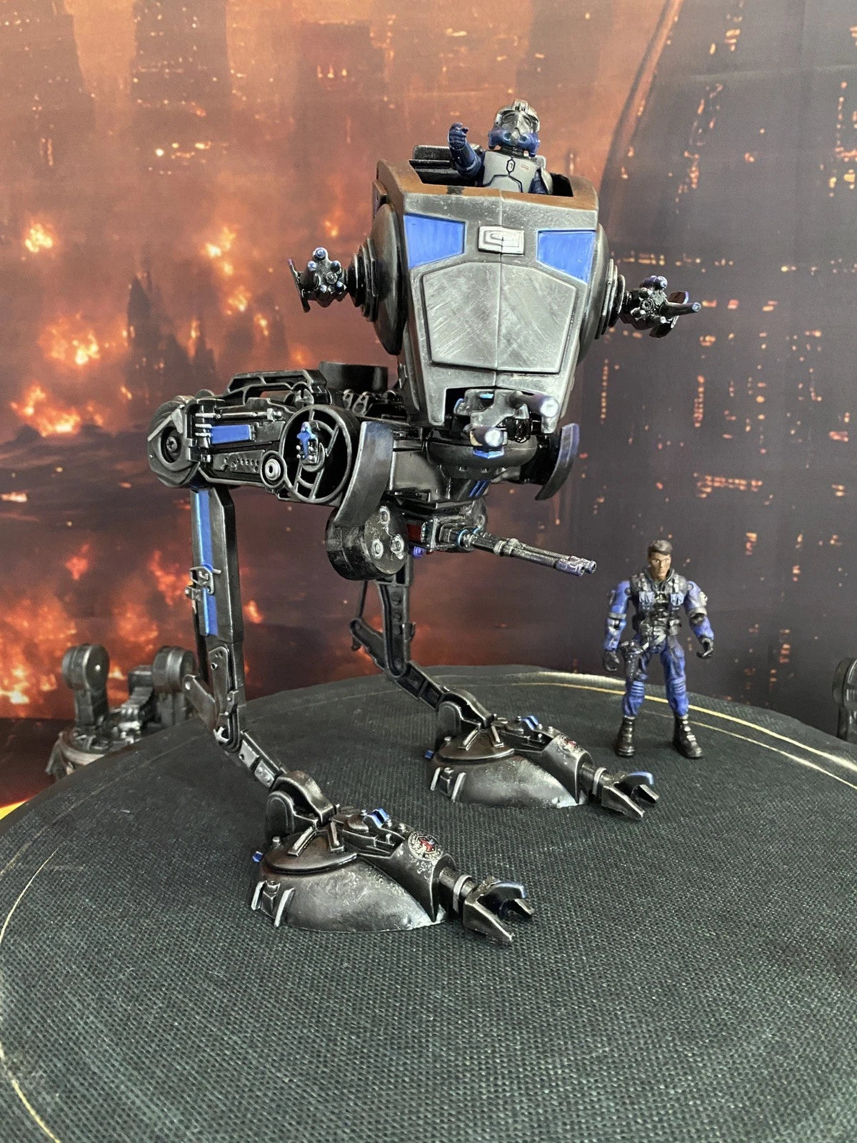 STAR WARS CUSTOM SHADOW TALON AT-ST COMMISSION HANDMADE VINTAGE KENNER COLLECTOR