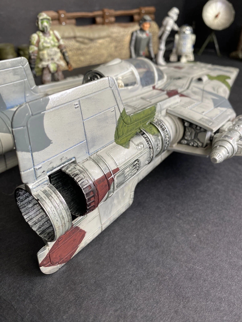 A-Wing “Hunter’s Fang” –  Rebel Interceptor Kashyyyk Camo Starfighter Star Wars - view 16