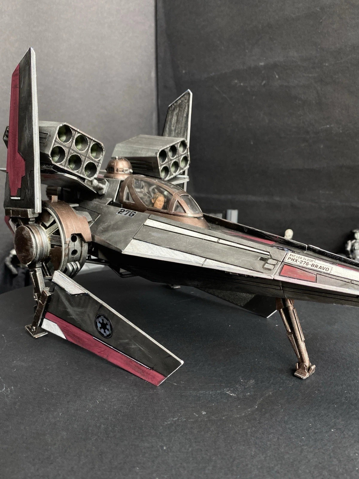 Andor Star Wars Hoth PHX-276 BRAVO V-Wing Interceptor Endor Sith Vintage Kenner