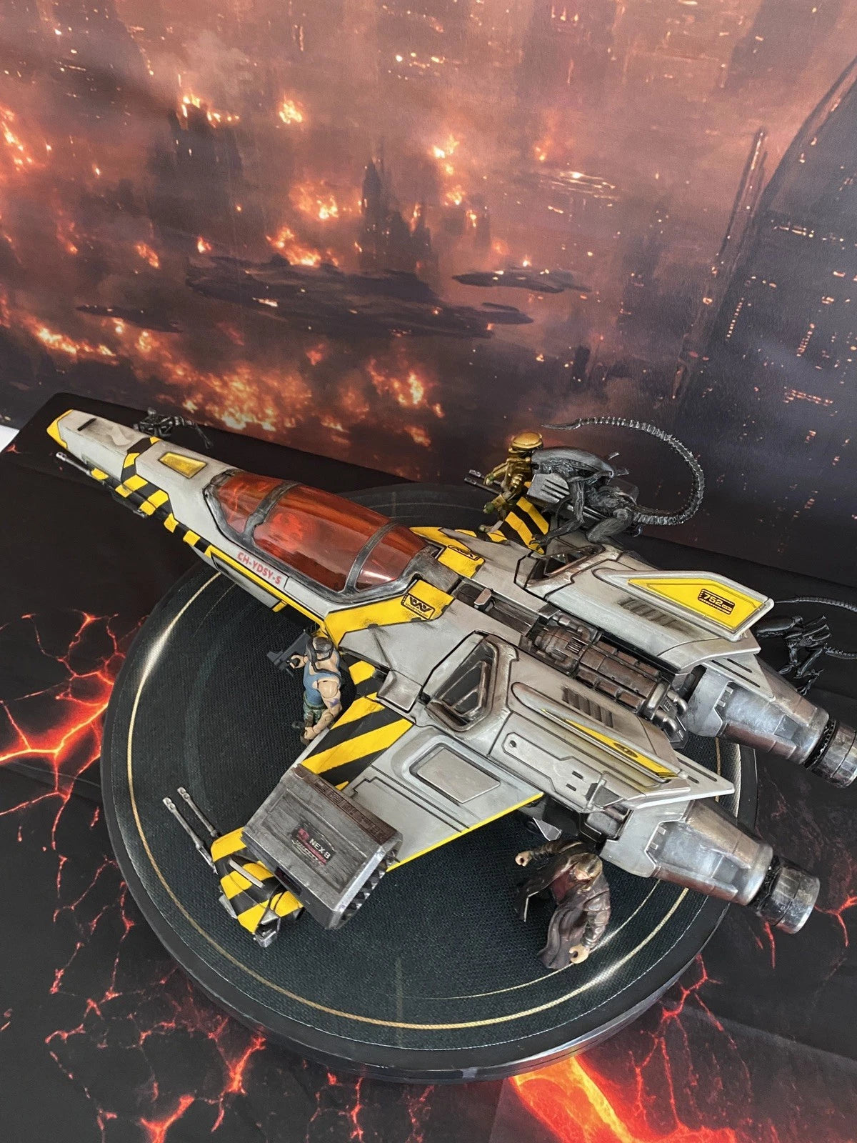 Weyland Yutani Aliens Gunship Colonial Marines Interceptor Romulus Earth Custom