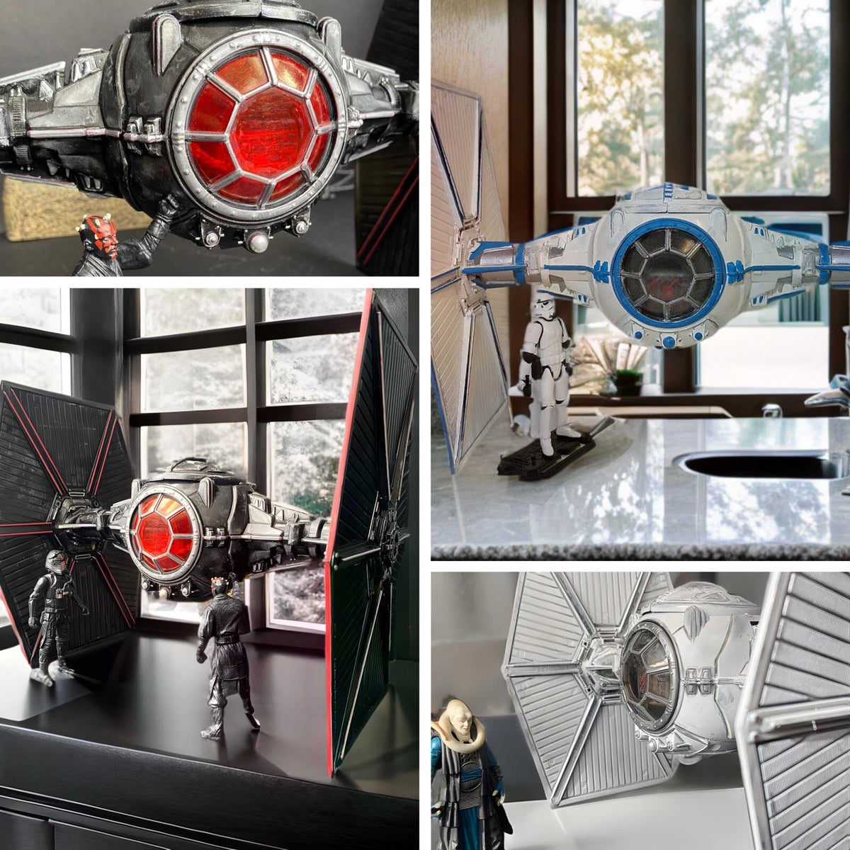 Tie Fighter Avenger You Pick Star Wars Andor Vintage Mustafar Coruscant Custom