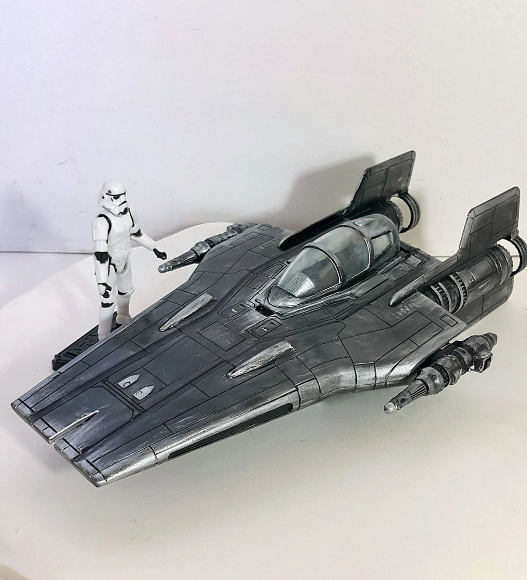 Star Wars Andor A Wing Inquisitor Transport Vintage Bespin Collectible Custom - view 9