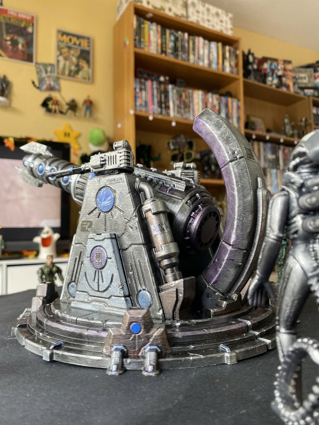 Bastion Sigma-9 Siege Cannon Emplacement | Warhammer 40K Custom Display Terrain