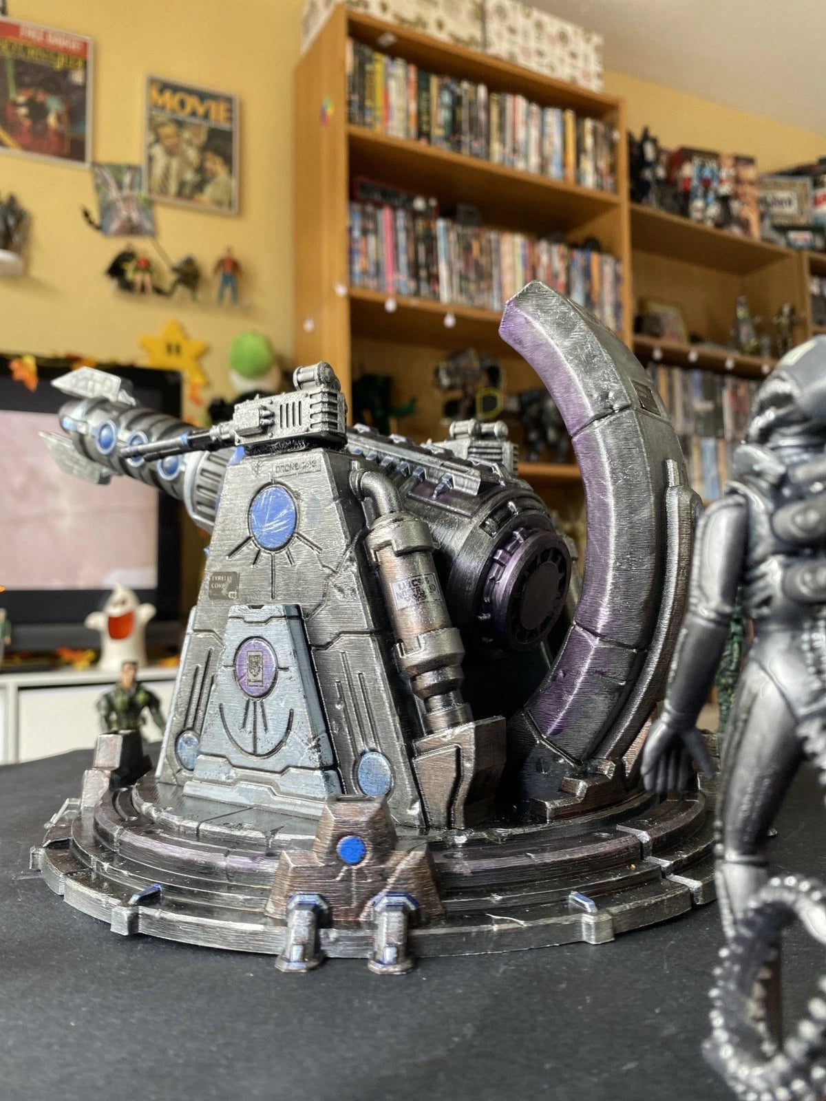 Bastion Sigma-9 Siege Cannon Emplacement | Warhammer 40K Custom Display Terrain