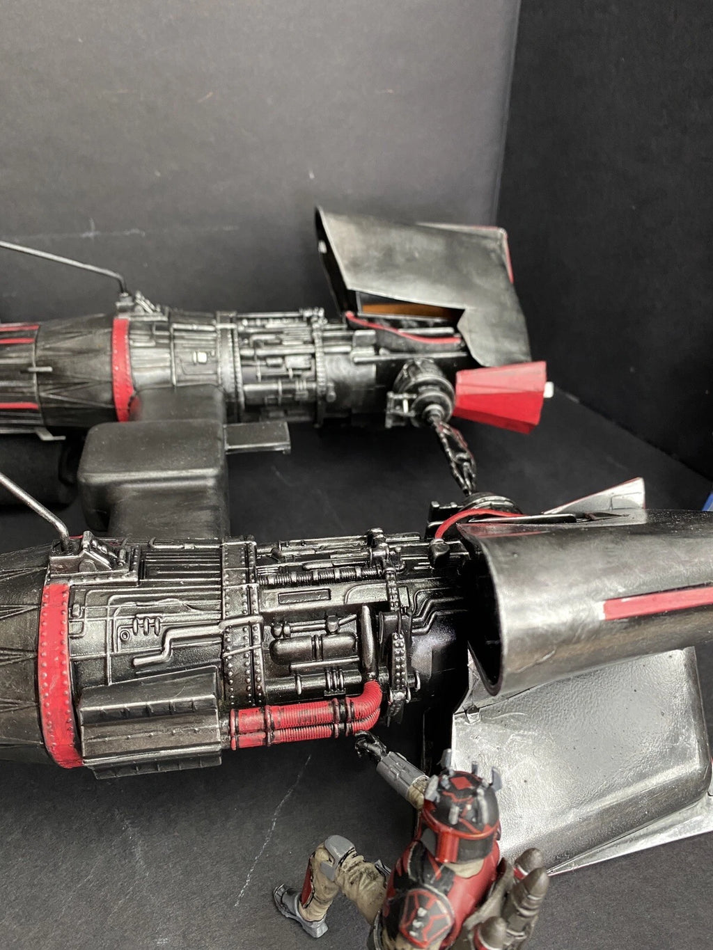 Star Wars Death Watch Pod Racer Original 1999 Kenner Vintage Black Series Empire - view 14