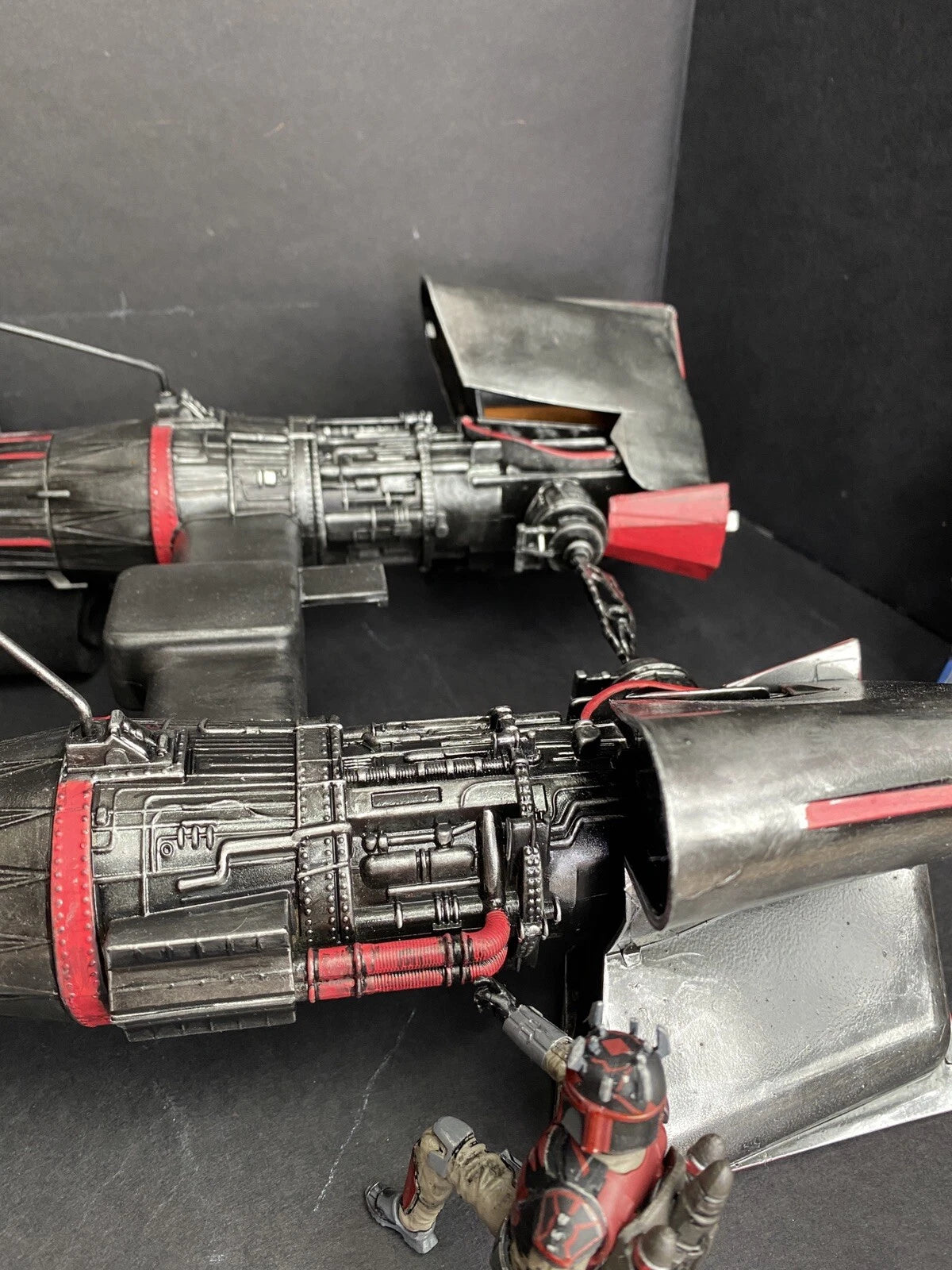 Star Wars Death Watch Pod Racer Original 1999 Kenner Vintage Black Series Empire - view 14