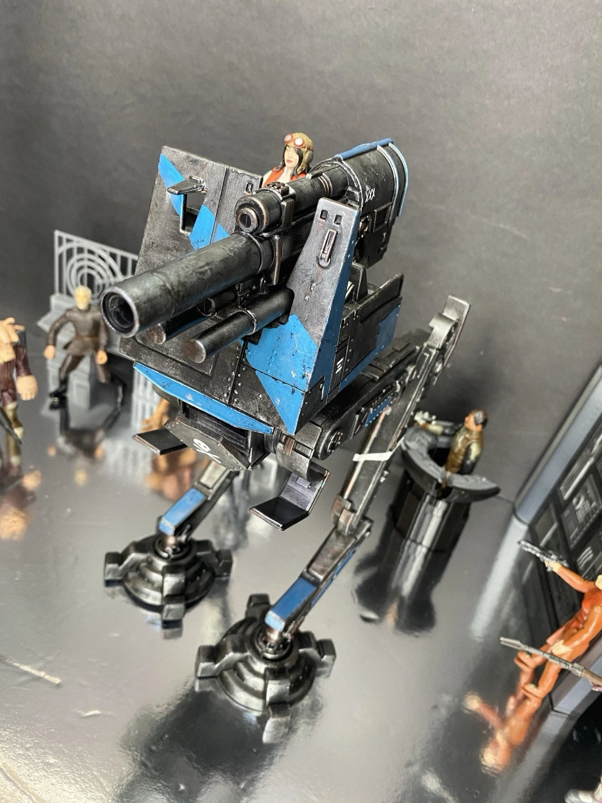 Blue Jackal Custom Imperial AT-DT War Walker 1:18 Hand-Painted One-Off Star Wars