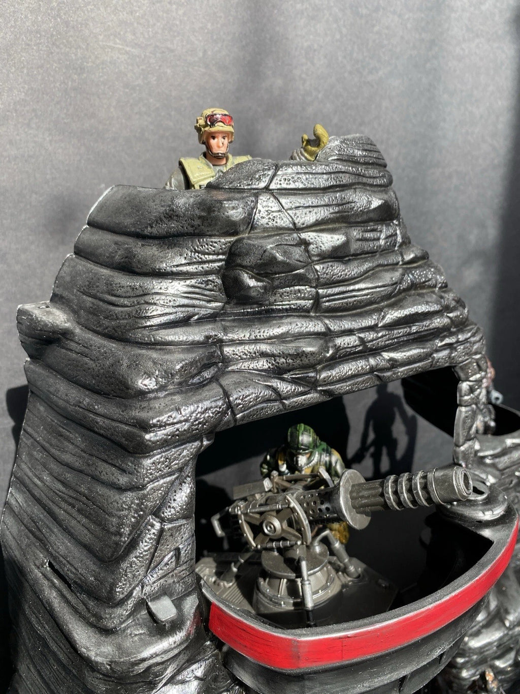 GI JOE COBRA DEVELOPMENTAL TERROR DOME Bunker Diorama Collectible Vintage
