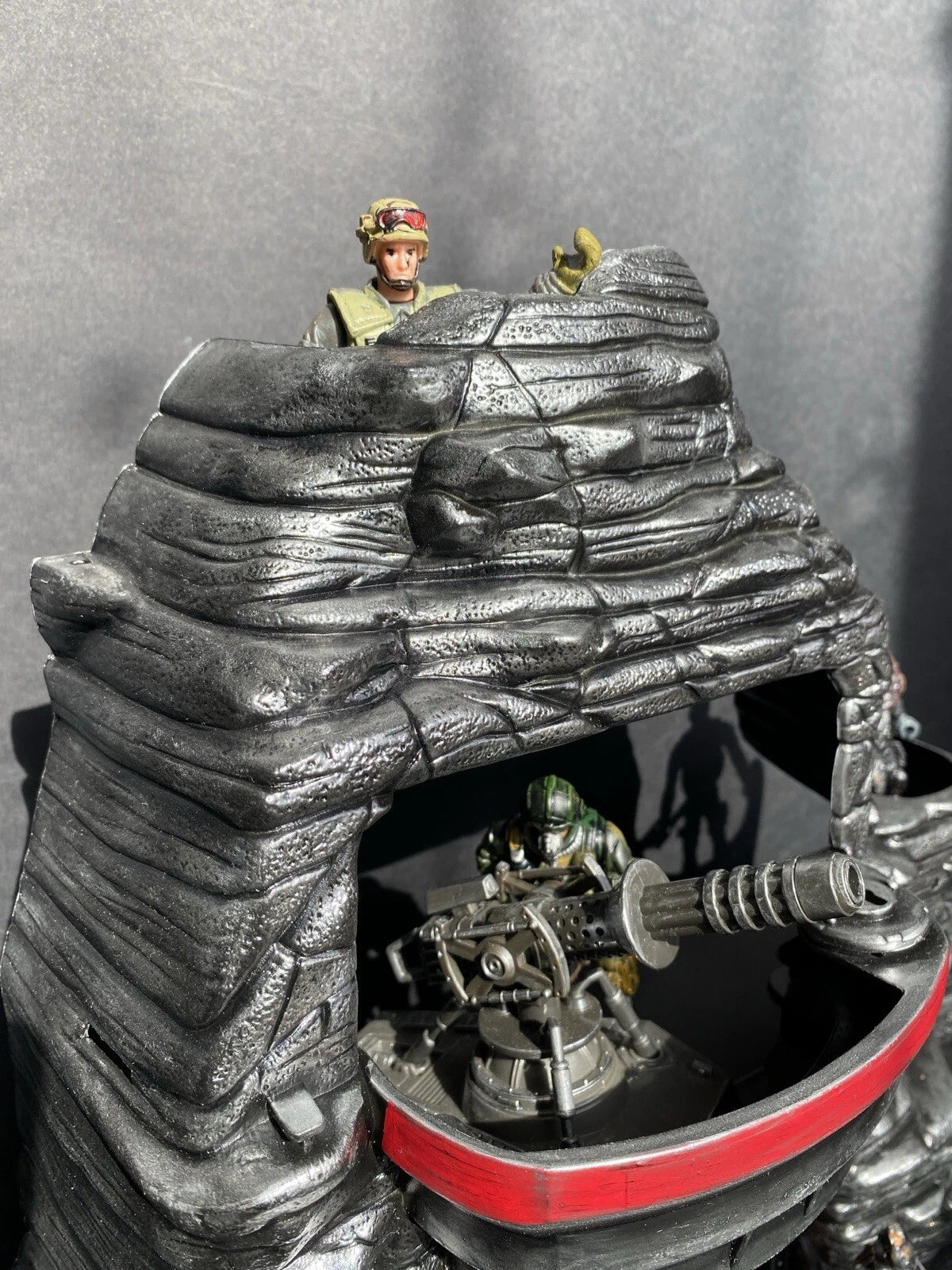 GI JOE COBRA DEVELOPMENTAL TERROR DOME Bunker Diorama Collectible Vintage
