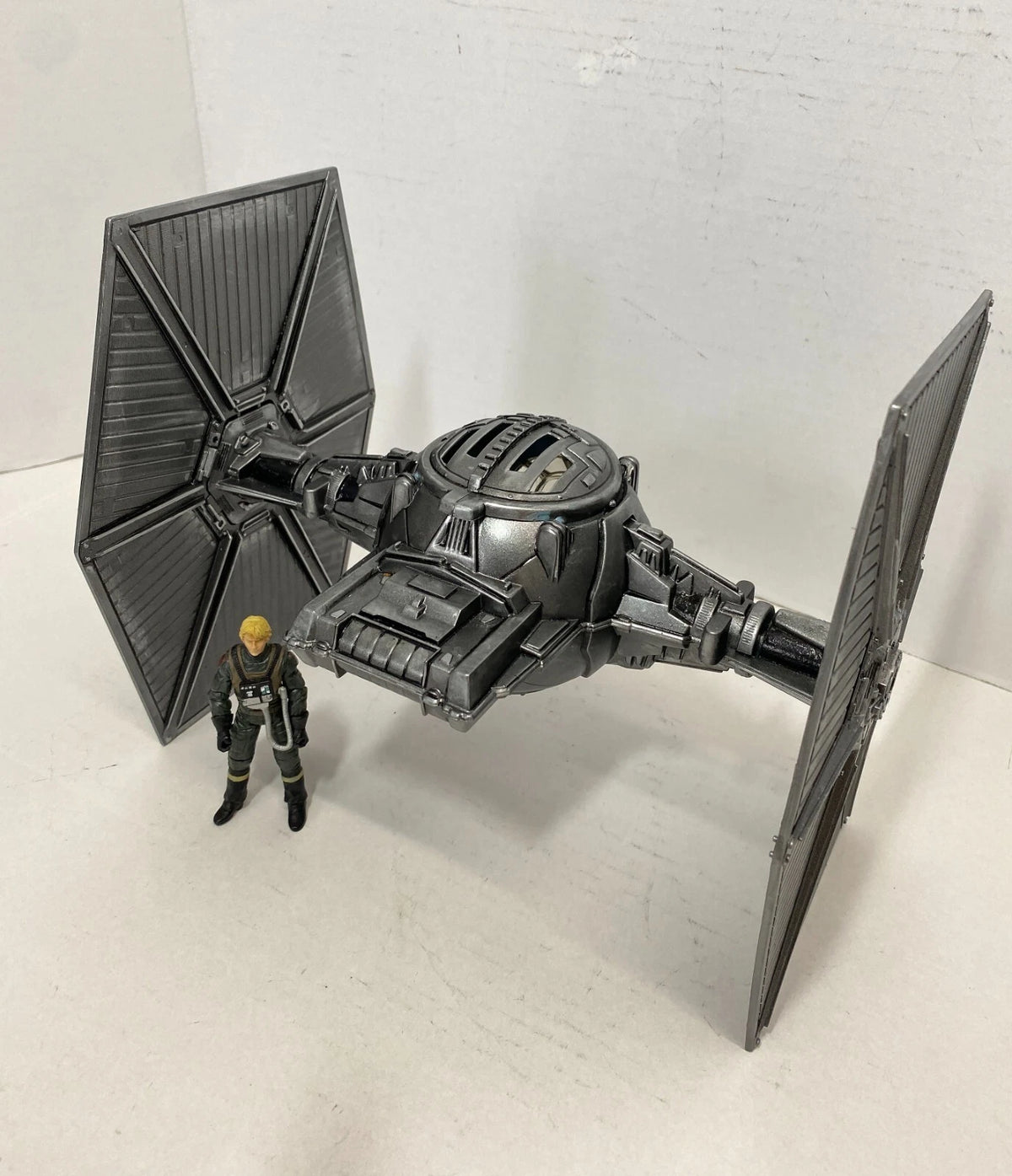 Andor Obsidian Reign Star Wars TIE Fighter Custom Vintage Kenner Black Series - view 17