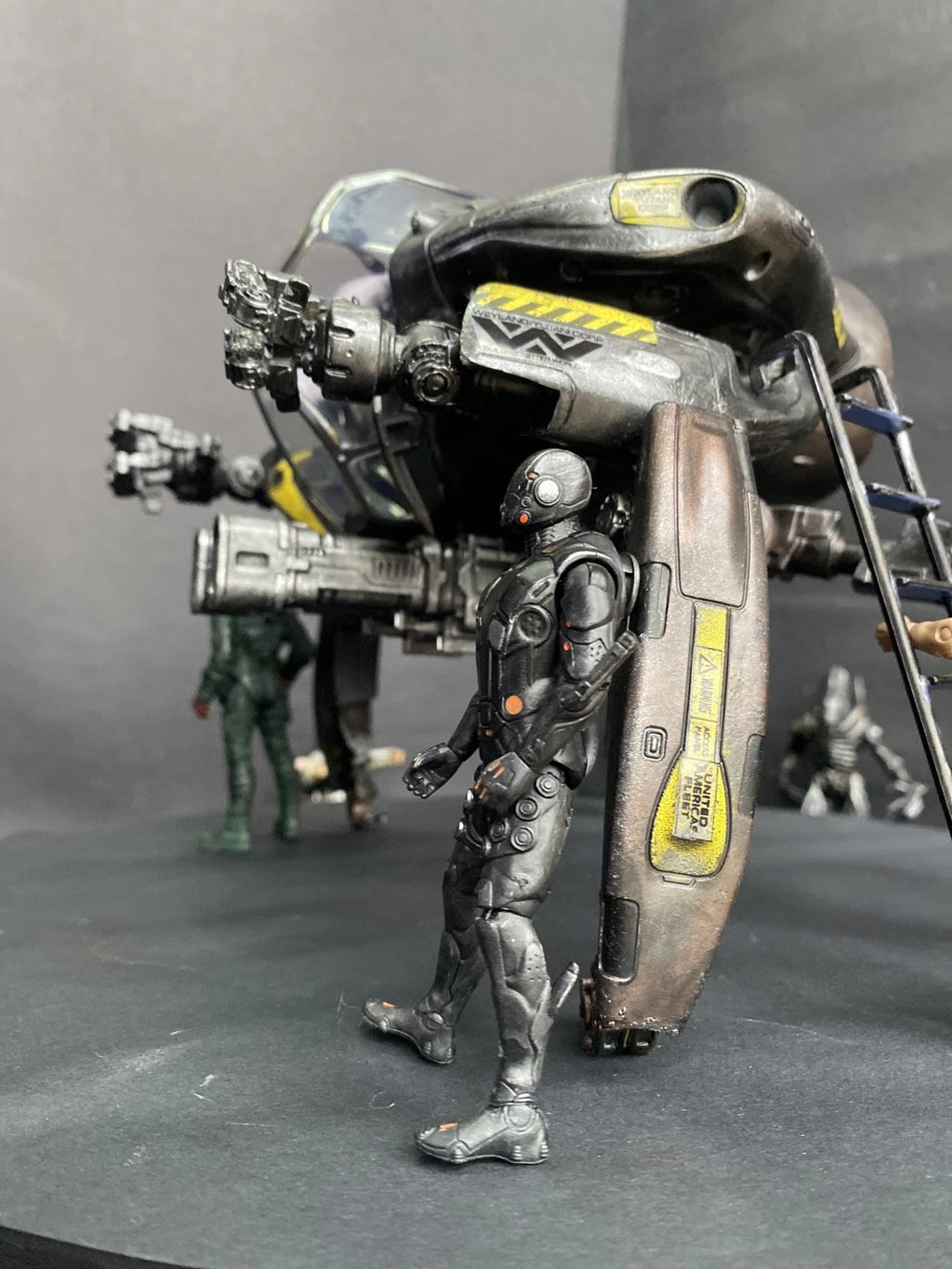 COBRA WIDOW-STINGER VAS-9 Assault Walker Custom VTOL Gunship GI Joe collectible