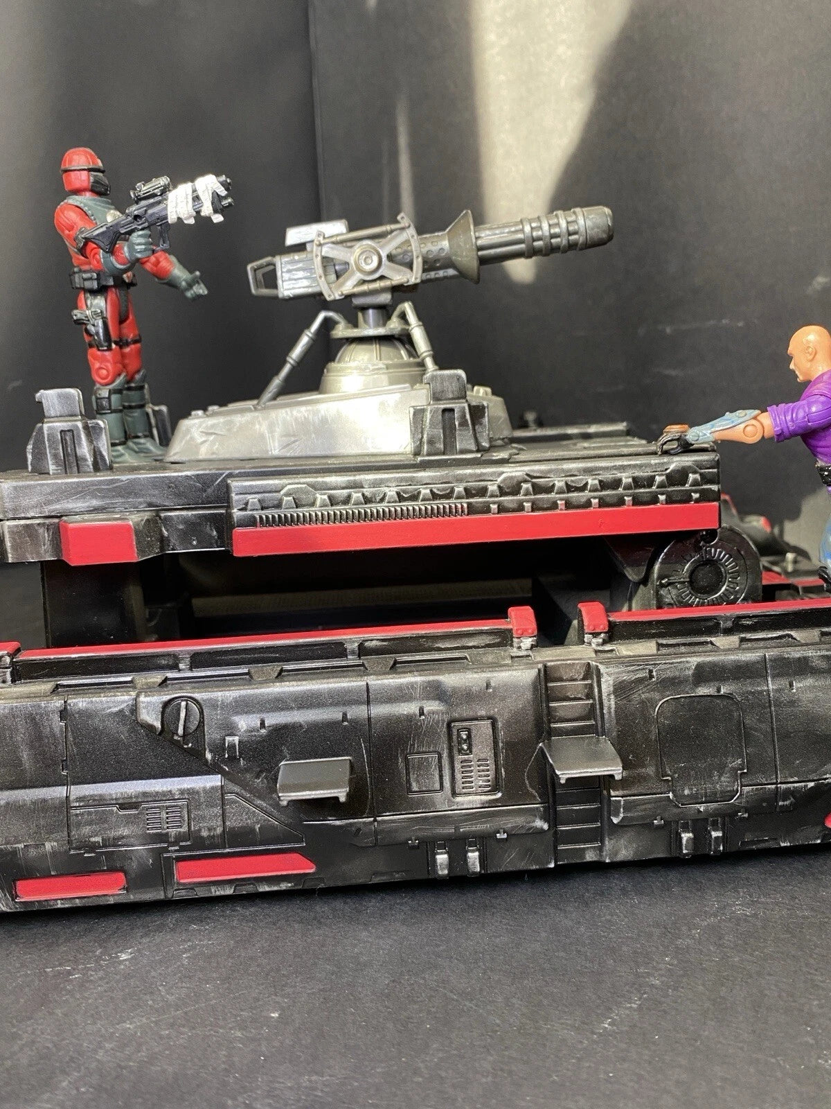 GI JOE COBRA Hover Tank Diorama 1:18 3.75 Inch Rare Collectible Vintage Custom