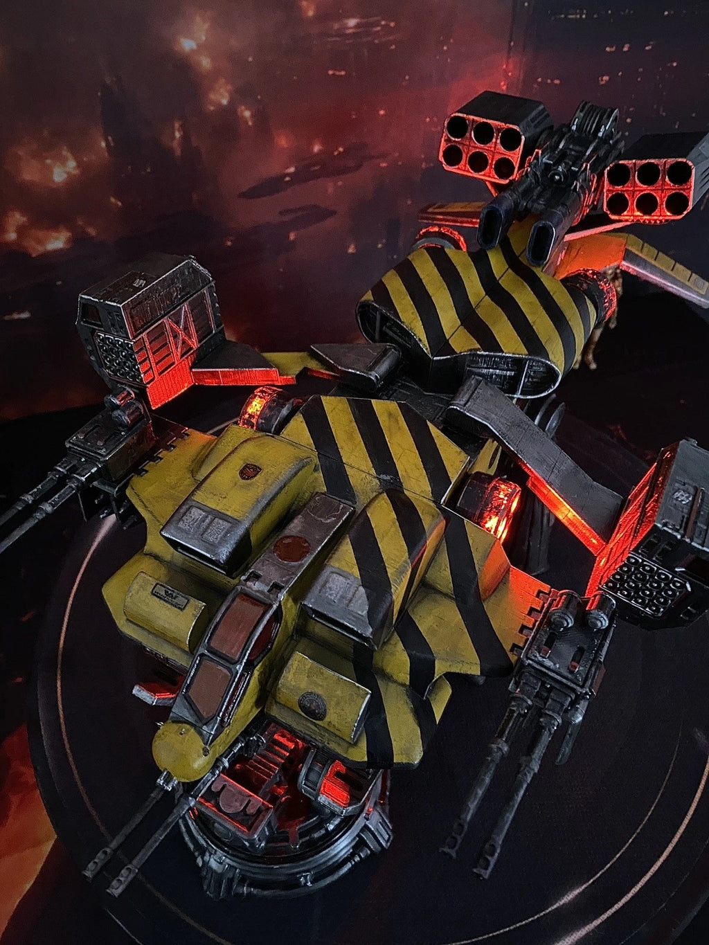 Aliens TITANIUM Gunship Colonial Marines Interceptor Romulus Earth Custom