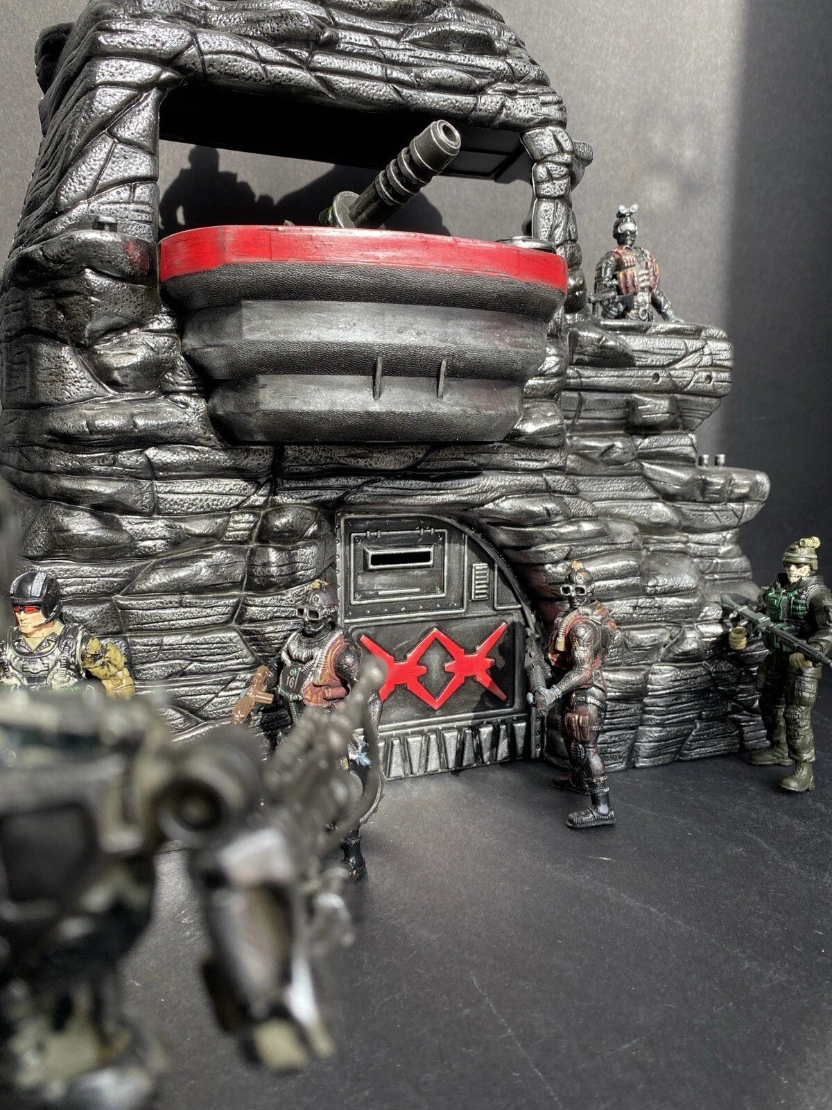 GI JOE COBRA DEVELOPMENTAL TERROR DOME Bunker Diorama Collectible Vintage