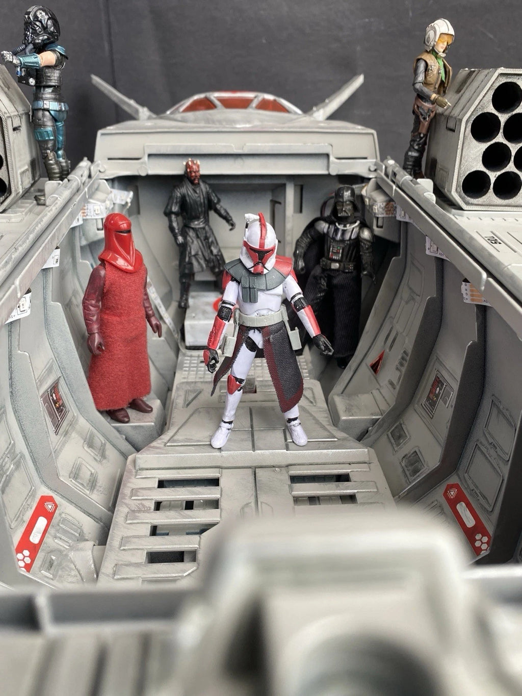 Dark Sentinel 501st Gunship Star Wars Andor Clone Wars Kenner Collectible