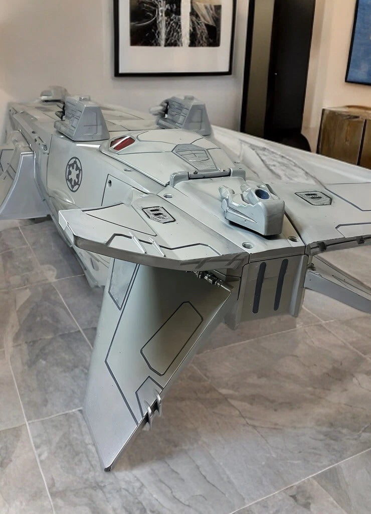 Star Wars Imperial Interdiction “Graven” Starfighter Hand Painted Diorama - view 4