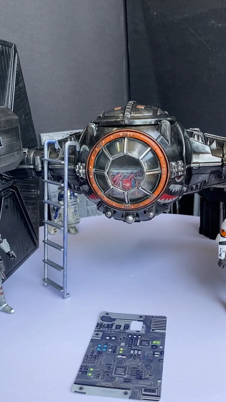 Star Wars TIE Fighter Custom Imperial Andor Rogue One Kenner Vintage Sith Empire