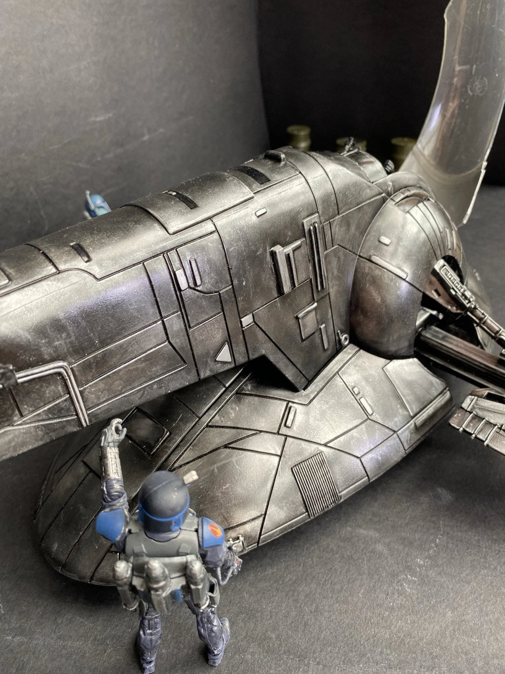 Star Wars Slave 1 Boba Fett Mandalorian Custom Repaint Commission Firespray