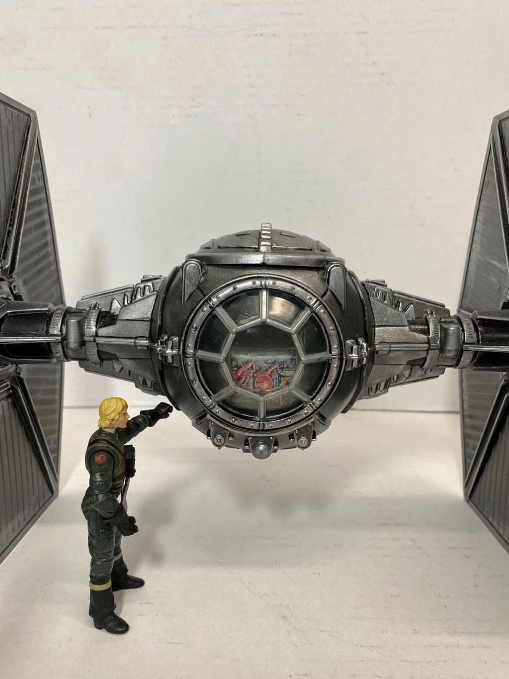 Andor Obsidian Reign Star Wars TIE Fighter Custom Vintage Kenner Black Series - view 21