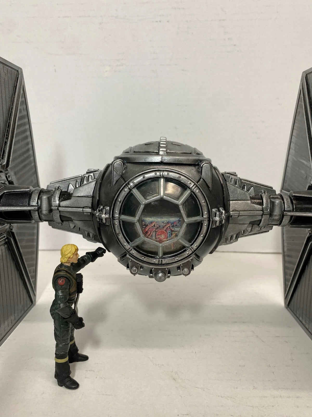 Andor Obsidian Reign Star Wars TIE Fighter Custom Vintage Kenner Black Series - view 21
