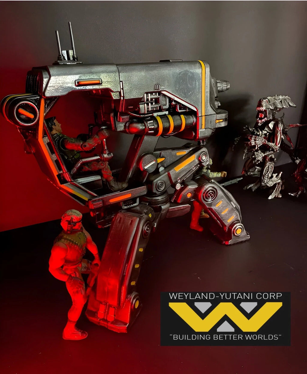 Aliens Romulus Power Loader Sentry Gun Weyland Yutani Neca Vintage Alien Earth - view 2