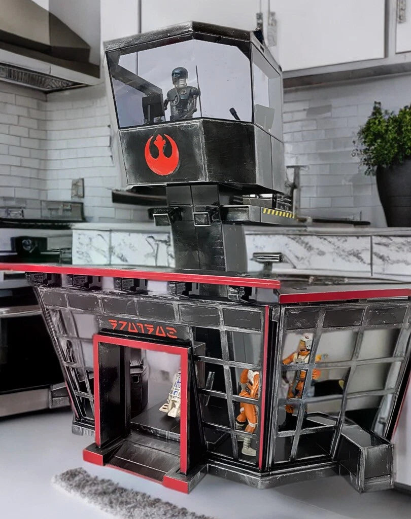 Star Wars Rebel Alliance Yavin X-Wing Hangar Rogue One Andor Kenner Diorama