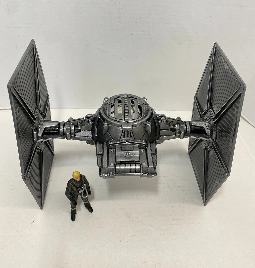 Andor Obsidian Reign Star Wars TIE Fighter Custom Vintage Kenner Black Series - view 18