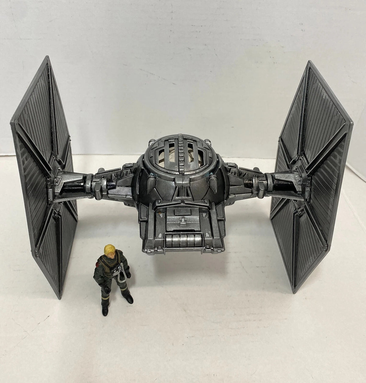 Andor Obsidian Reign Star Wars TIE Fighter Custom Vintage Kenner Black Series - view 18