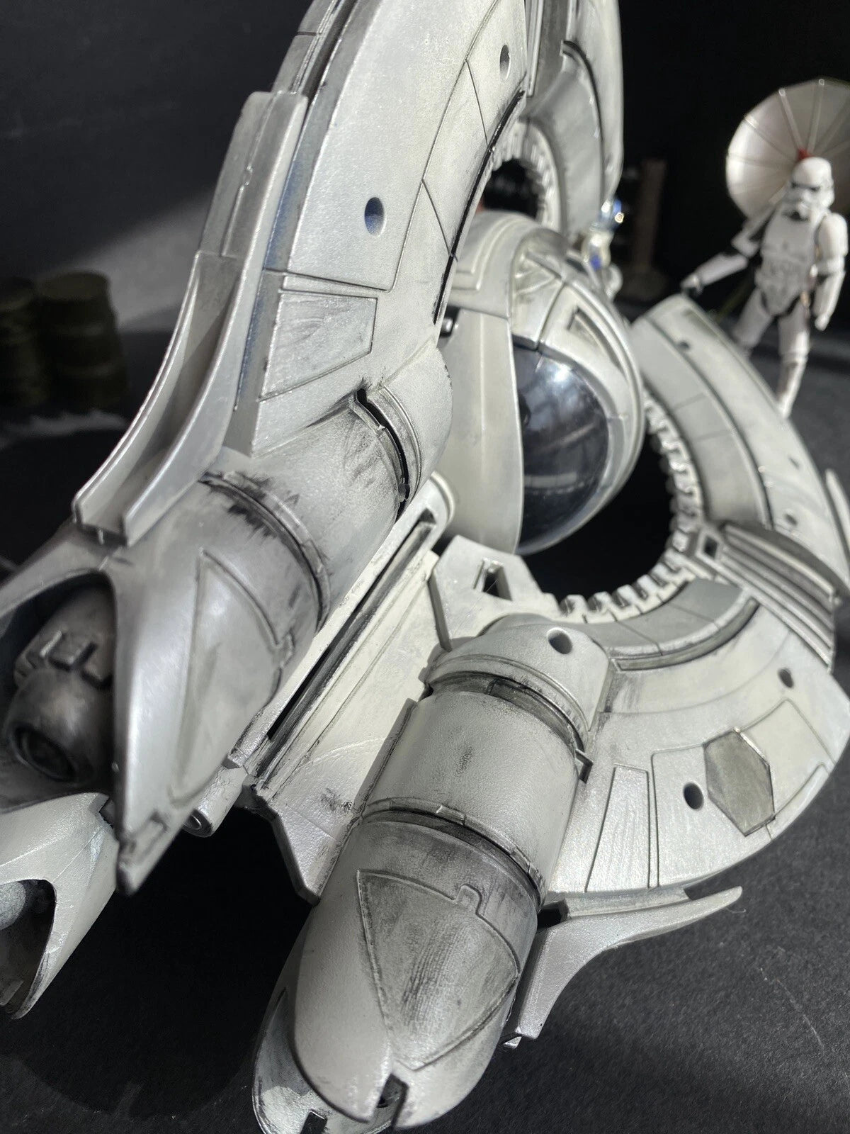 Star Wars Eclipse Tri-Fighter Custom CIS Droid Interceptor Vintage Kenner  - view 17